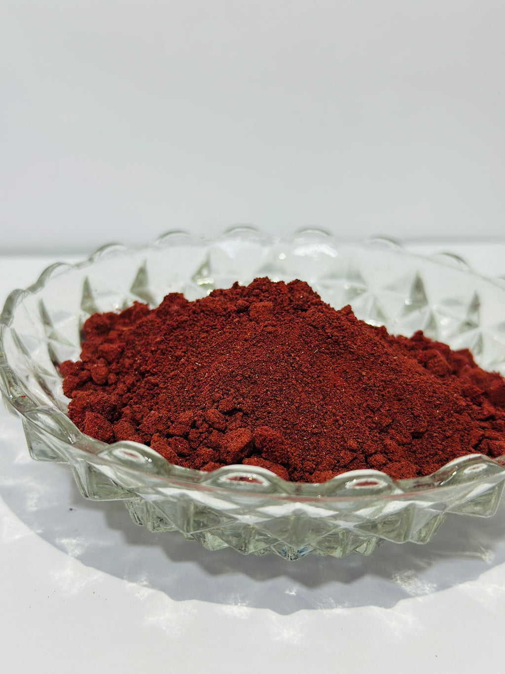 Vedsense Beetroot Powder in glass bowl