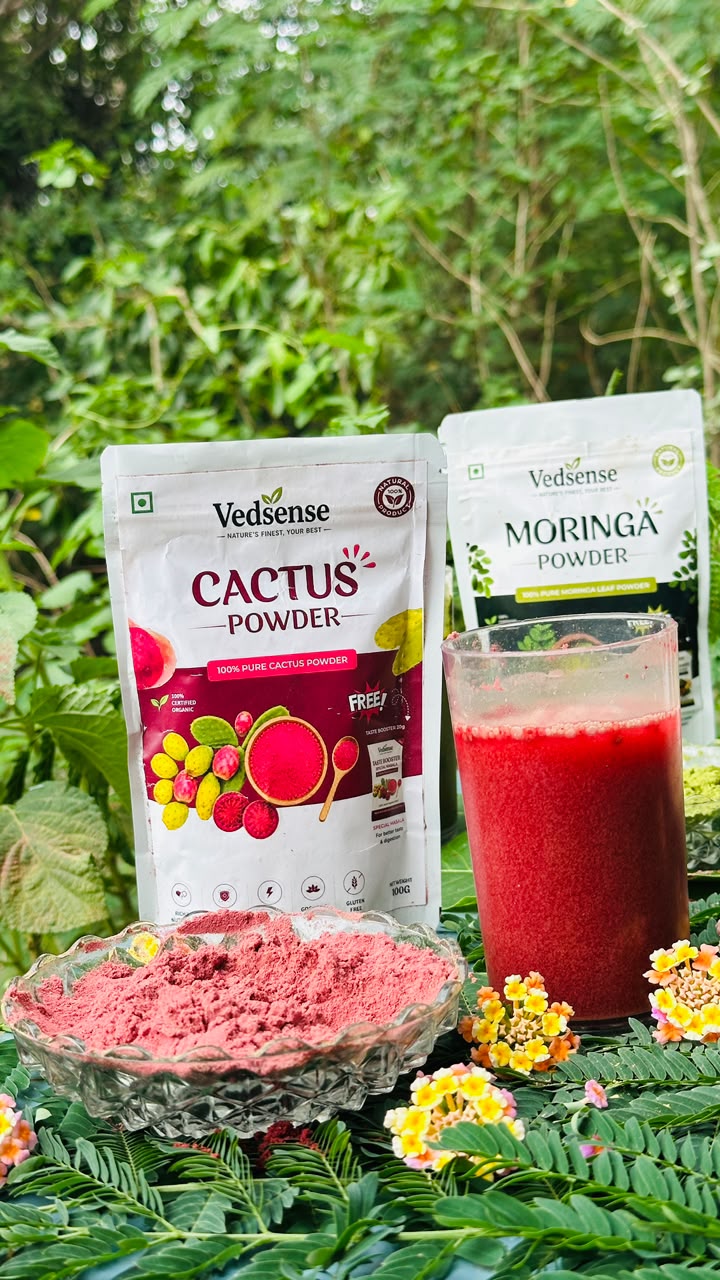 Vedsense Cactus Powder – 100% Pure, Natural & Vegan (100g)