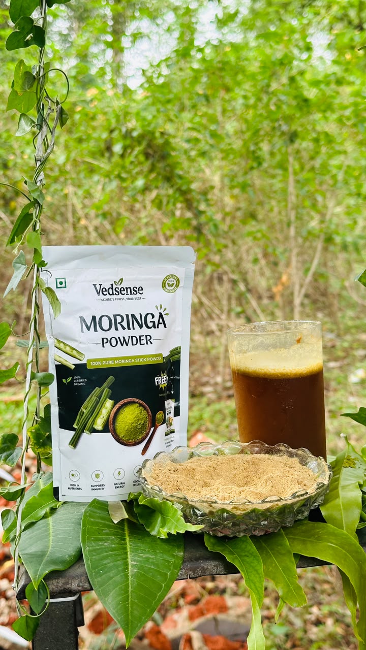 Vedsense Moringa Stick Powder – 100% Pure Moringa Stick Powder (100g)
